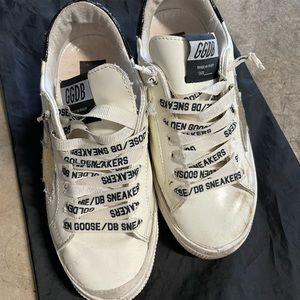 Golden Goose May Leather Sneakers